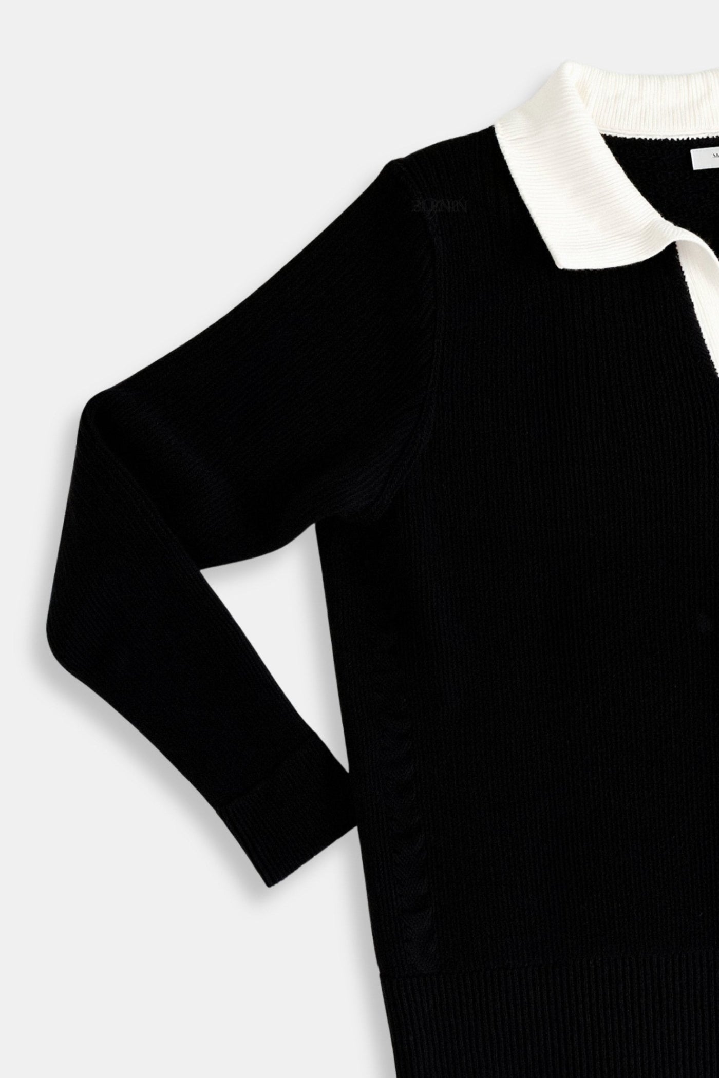 Mira - Langærmet Polo Shirt Med V Hals