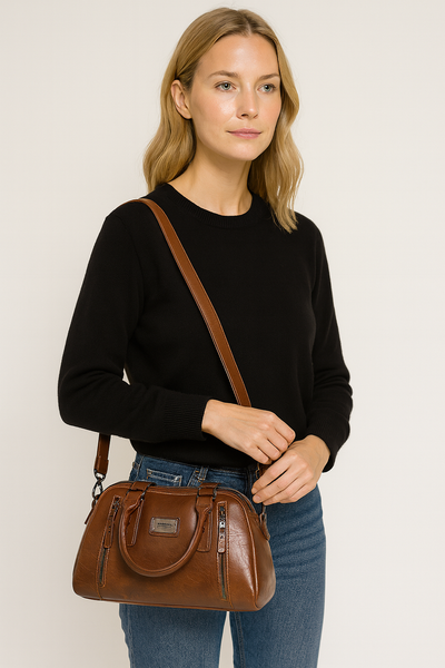 Silke Luksus Erklæring – Elegant Læder Skuldertaske