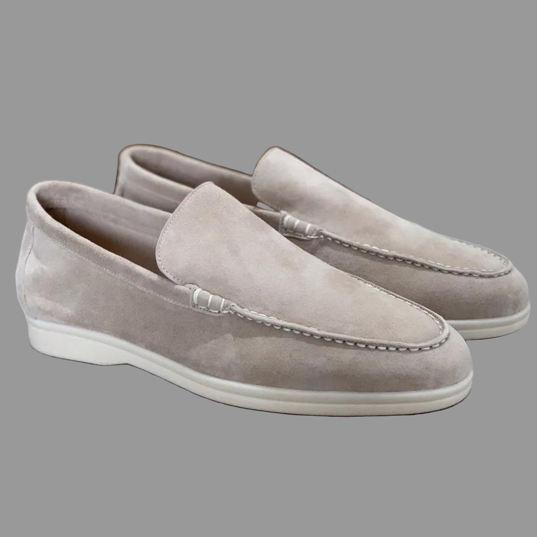 Lucas | Luksus Ruskinds Loafers til Herrer – Komfortable Sko i Ægte Ruskind